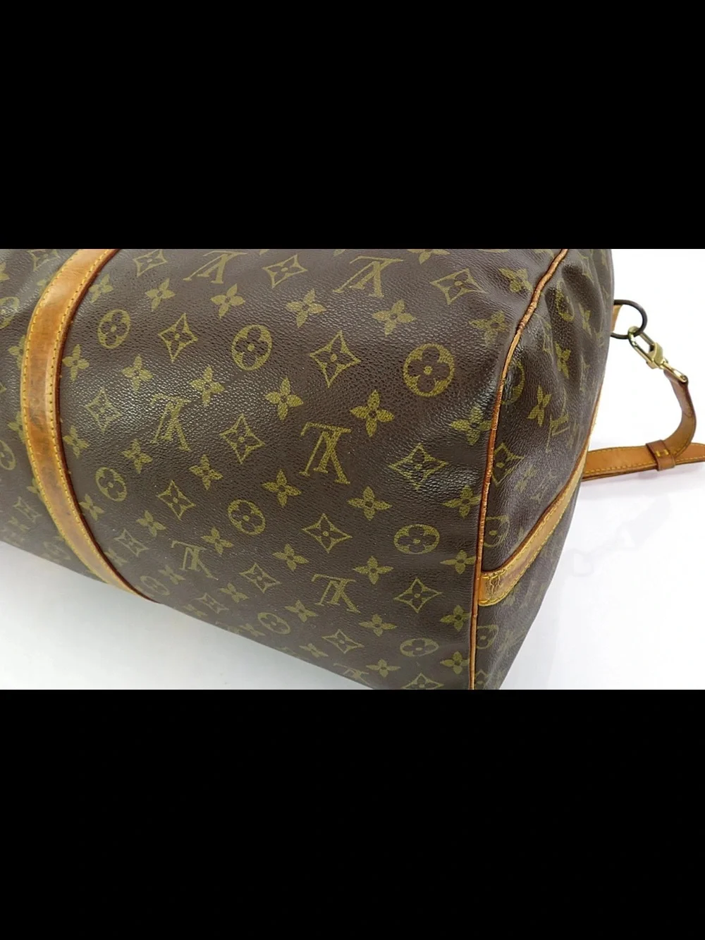 Louis Vuitton Brown Monogram Keepall Weekend Bag